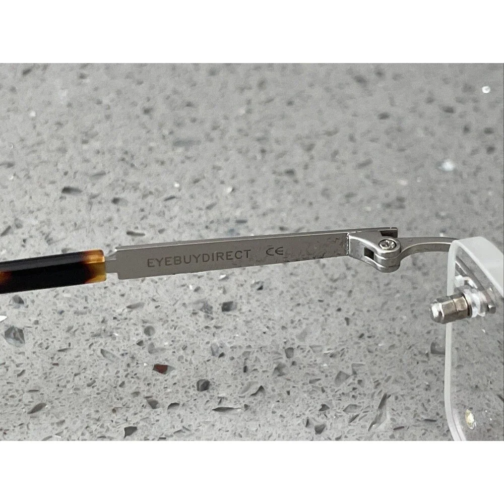 Eyebuydirect Orion Rimless C3 Eyeglasses Frames ONLY 52-18-135 Tortoise